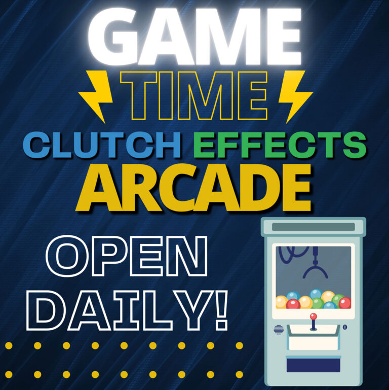 Clutch Effects Arcade Posters 45 × 45 in Open Daily 45 × 45 1